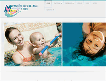 Tablet Screenshot of mymermaidswimschool.com